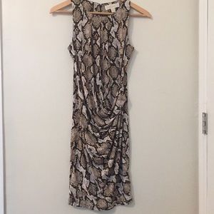 Michael Kors Python pattern dress
